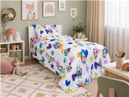 Детское постельное бельё Куколки (на резинке + молния)